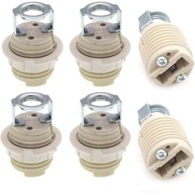 OEM Set Di 6 Portalampade G9 Con Staffa, Attacco Filettato G9 Per Lampade Alogene In Ceramica -crezuo OEM Set Di 6 Portalampade G9 Con Staffa, Attacco Filettato G9 Per Lampade Alogene In Ceramica -crezuo