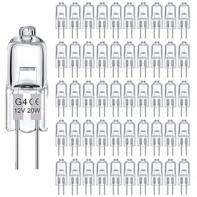 BEXTCOK Set Da 50 Lampadine Alogene G4 – 12v 20w – 280 Lumen – Bianco Caldo 2800k – Dimmerabili – Illuminazione Domestica E Commerciale BEXTCOK Set Da 50 Lampadine Alogene G4 – 12v 20w – 280 Lumen – Bianco Caldo 2800k – Dimmerabili – Illuminazione Domestica E Commerciale