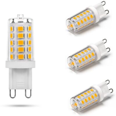OEM Lampadina Led G9, 5 W, 500 Lm, Equivalente A Una Lampadina Alogena Da 50 W, Bianco Caldo 3000 K, 220–240 V, Cri 85, Non Dimmerabile, A Risparmio Energetico, Attacco In Ceramica, Attacco Standard G9, 4 OEM Lampadina Led G9, 5 W, 500 Lm, Equivalente A Una Lampadina Alogena Da 50 W, Bianco Caldo 3000 K, 220–240 V, Cri 85, Non Dimmerabile, A Risparmio Energetico, Attacco In Ceramica, Attacco Standard G9, 4