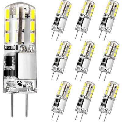 OEM Lampadina Led G4, 12 V, 2 W, Equivalente A Una Lampada Alogena Da 20 W, Bianco Freddo 6000 K, 180 Lm, Senza Sfarfallio, Lampadina A Risparmio Energetico Per Lampadari Di Cappe Aspiranti, Non Dimmerabi OEM Lampadina Led G4, 12 V, 2 W, Equivalente A Una Lampada Alogena Da 20 W, Bianco Freddo 6000 K, 180 Lm, Senza Sfarfallio, Lampadina A Risparmio Energetico Per Lampadari Di Cappe Aspiranti, Non Dimmerabi