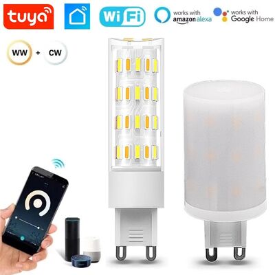 TUYA Lampadina Smart Wifi G9 Led Corn Cct Dimmerabile Compatta Ø18×h72 – 4w TUYA Lampadina Smart Wifi G9 Led Corn Cct Dimmerabile Compatta Ø18×h72 – 4w