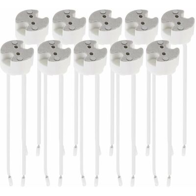 OEM Confezione Da 10 Portalampade Gu5.3/mr16 Con Cavo Da 12v – Adatti Per Faretti A Led O Alogeni – Compatibili Con Lampade A Bassa Tensione OEM Confezione Da 10 Portalampade Gu5.3/mr16 Con Cavo Da 12v – Adatti Per Faretti A Led O Alogeni – Compatibili Con Lampade A Bassa Tensione