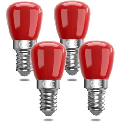 OEM Confezione Da 4 Lampadine Led Rosse E14 Da 3w – Illuminazione Decorativa D'Ambiente, Per Halloween E Natale – Classe Energetica F OEM Confezione Da 4 Lampadine Led Rosse E14 Da 3w – Illuminazione Decorativa D'Ambiente, Per Halloween E Natale – Classe Energetica F