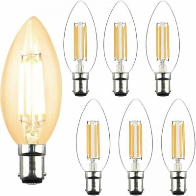 OEM Lampadina A Filamento Led Non Dimmerabile Da 4w C35 B15, Stile Candela, Luce Bianca Calda 2700k, Equivalente A Una Lampadina A Incandescenza Da 40w, Angolo Del Fascio Luminoso Di 360 Gradi, Confezione OEM Lampadina A Filamento Led Non Dimmerabile Da 4w C35 B15, Stile Candela, Luce Bianca Calda 2700k, Equivalente A Una Lampadina A Incandescenza Da 40w, Angolo Del Fascio Luminoso Di 360 Gradi, Confezione