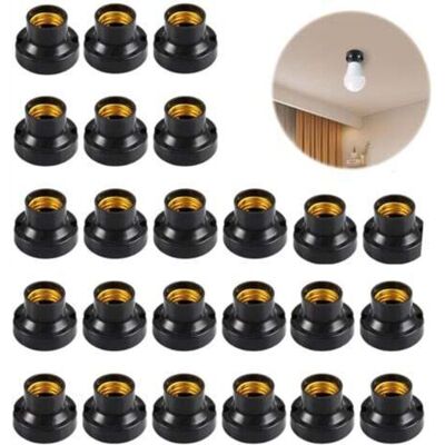 OEM 24 Portalampade A Vite E27 Per Cantieri Edili, Supporti Per Plafoniere Con Base E27, Supporti Per Plafoniere A Incasso, Per Lampadine A Incandescenza E Alogene OEM 24 Portalampade A Vite E27 Per Cantieri Edili, Supporti Per Plafoniere Con Base E27, Supporti Per Plafoniere A Incasso, Per Lampadine A Incandescenza E Alogene