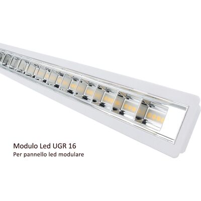 LEDLUX Modulo Led Ugr 16 Bianco Neutro 15w 30-40v 400ma 150lm/w Per Pannello Led Modulare Fp6060 Fp30120 LEDLUX Modulo Led Ugr 16 Bianco Neutro 15w 30-40v 400ma 150lm/w Per Pannello Led Modulare Fp6060 Fp30120