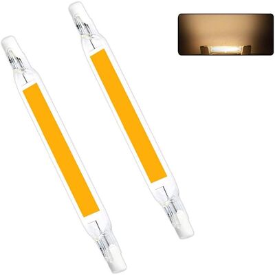 TREETALK Lampade Led R7s, 78 Mm, 230 V, Non Dimmerabili, Led Cob, Equivalenti A Lampade Alogene, Sostituzione Faretti, Lampada Lineare A Risparmio Energetico Per Proiettori (5 W, Bianco Caldo) [classe Energeti TREETALK Lampade Led R7s, 78 Mm, 230 V, Non Dimmerabili, Led Cob, Equivalenti A Lampade Alogene, Sostituzione Faretti, Lampada Lineare A Risparmio Energetico Per Proiettori (5 W, Bianco Caldo) [classe Energeti