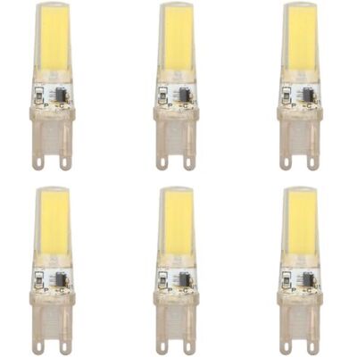 ULISEM Lampadine Led Cob G9, 6 Pezzi, Dimmerabili, Professionali, Di Ricambio Per Applique E Lampade Da Tavolo, Luce Bianca 220v ULISEM Lampadine Led Cob G9, 6 Pezzi, Dimmerabili, Professionali, Di Ricambio Per Applique E Lampade Da Tavolo, Luce Bianca 220v