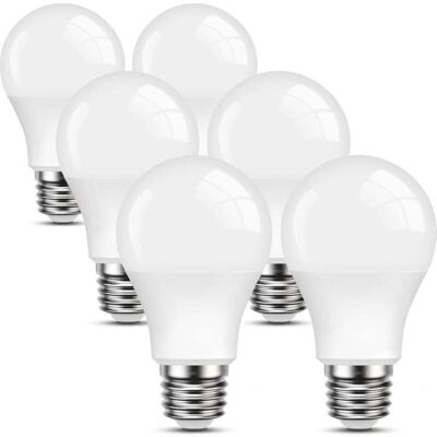 OEM Lampadina Led E27 Bianco Caldo - Mich - Confezione Da 6 - 9w (equivalente A Una Lampadina A Incandescenza Da 60w) - 2700k - Non Dimmerabile - 220-240v - 806 Lumen OEM Lampadina Led E27 Bianco Caldo - Mich - Confezione Da 6 - 9w (equivalente A Una Lampadina A Incandescenza Da 60w) - 2700k - Non Dimmerabile - 220-240v - 806 Lumen