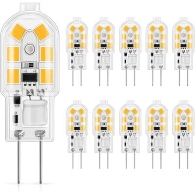 OEM 10 Lampadine Led G4 Da 12v, Luce Bianca Calda, Ideali Per Cappe Da Cucina E Lampade A Sospensione OEM 10 Lampadine Led G4 Da 12v, Luce Bianca Calda, Ideali Per Cappe Da Cucina E Lampade A Sospensione