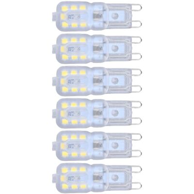 YOTOWN Confezione Da 6 Lampadine Dimmerabili G9 Da 3w – 110v – Luce Bianca – Lampada Da Tavolo/soffitto – Piccola YOTOWN Confezione Da 6 Lampadine Dimmerabili G9 Da 3w – 110v – Luce Bianca – Lampada Da Tavolo/soffitto – Piccola