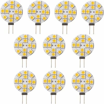 OEM 10 Lampadine Led G4 Non Dimmerabili, Luce Bianca Calda 2700k, Angolo Del Fascio Di 180°, Sostituzione Per Lampadine Alogene Da 20w Per Cucina, Camper, Roulotte, Barca, 12v Cc OEM 10 Lampadine Led G4 Non Dimmerabili, Luce Bianca Calda 2700k, Angolo Del Fascio Di 180°, Sostituzione Per Lampadine Alogene Da 20w Per Cucina, Camper, Roulotte, Barca, 12v Cc