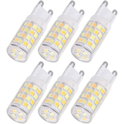 YOTOWN Confezione Da 10 Lampadine G9 Da 5w Con 52 Led – 220v – Rapida Dissipazione – Plafoniera YOTOWN Confezione Da 10 Lampadine G9 Da 5w Con 52 Led – 220v – Rapida Dissipazione – Plafoniera