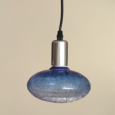 F-BRIGHT Lampadina Led Ufo Blu Crackle 3,5w E27 3000k - Luce Calda Decorativa F-BRIGHT Lampadina Led Ufo Blu Crackle 3,5w E27 3000k - Luce Calda Decorativa