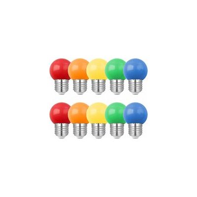 TREETALK Confezione Da 10 Lampadine Led B22 Da 1w, Lampadine A Baionetta Colorate, Mini Lampadine A Globo G45, Rosse, Verdi, Blu, Arancioni, Gialle Per Matrimoni, Halloween, Natale (verde) TREETALK Confezione Da 10 Lampadine Led B22 Da 1w, Lampadine A Baionetta Colorate, Mini Lampadine A Globo G45, Rosse, Verdi, Blu, Arancioni, Gialle Per Matrimoni, Halloween, Natale (verde)