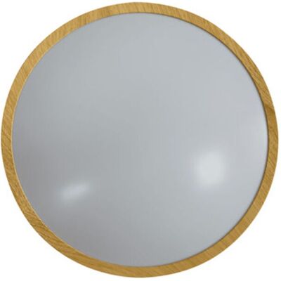 SILVER ELECTRONICS Plafoniera Led 24w Cct Round Wood Silver Hydra 490510 SILVER ELECTRONICS Plafoniera Led 24w Cct Round Wood Silver Hydra 490510