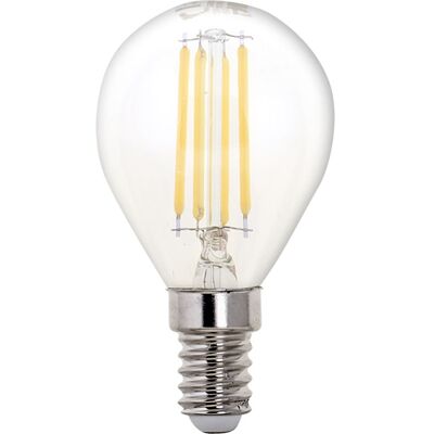 Luxram Lampadina E14 (slim) Sferica Classica Led 6,5w 4000k 806lm Trasparente-a++ Luxram Lampadina E14 (slim) Sferica Classica Led 6,5w 4000k 806lm Trasparente-a++