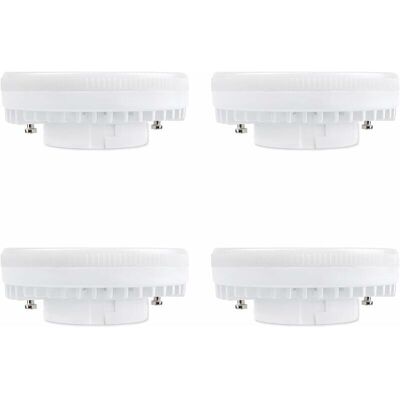 XISRENS Lampadina Led Gx53 9w, Bianco Freddo 6000k, Angolo Del Fascio Di 120°, Equivalente A Una Lampada Cfl Gx53 Da 15w-18w, 900lm, Non Dimmerabile, Faretto Led Da Incasso Per Mobili Da Cucina/soffitto/guard XISRENS Lampadina Led Gx53 9w, Bianco Freddo 6000k, Angolo Del Fascio Di 120°, Equivalente A Una Lampada Cfl Gx53 Da 15w-18w, 900lm, Non Dimmerabile, Faretto Led Da Incasso Per Mobili Da Cucina/soffitto/guard