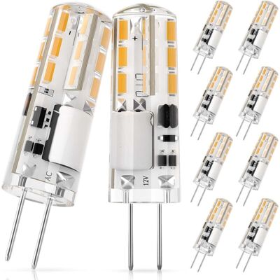 OEM Lampadina Led G4, 1,4 W, Equivalente A Una Lampada Alogena Da 10 W, Ac/dc 12 V, Bianco Caldo 3000 K, 100 Lm, Non Dimmerabile, A Risparmio Energetico, Angolo Del Fascio Luminoso 360° – 10 Pezzi [classe OEM Lampadina Led G4, 1,4 W, Equivalente A Una Lampada Alogena Da 10 W, Ac/dc 12 V, Bianco Caldo 3000 K, 100 Lm, Non Dimmerabile, A Risparmio Energetico, Angolo Del Fascio Luminoso 360° – 10 Pezzi [classe