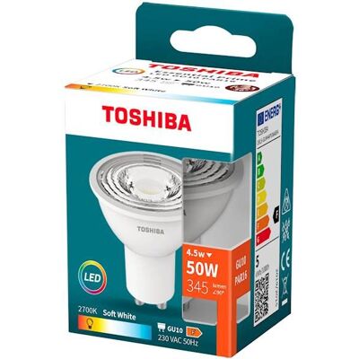 Toshiba Lampadina Essential Gu10 4.5w 2700k Toshiba Lampadina Essential Gu10 4.5w 2700k