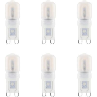 DPZO Lampadina Led G9 3w 300lm, Equivalente A Una Lampadina Alogena Da 30w, Bianco Caldo 3000k, Ac220-240v, Lampadina G9 A Risparmio Energetico, Non Dimmerabile, Senza Sfarfallio, Per Illuminazione Decorat DPZO Lampadina Led G9 3w 300lm, Equivalente A Una Lampadina Alogena Da 30w, Bianco Caldo 3000k, Ac220-240v, Lampadina G9 A Risparmio Energetico, Non Dimmerabile, Senza Sfarfallio, Per Illuminazione Decorat