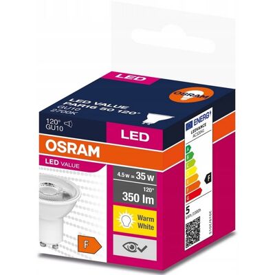 GREENICE Lampadina Value Gu10 4.5 W 350 Lm GREENICE Lampadina Value Gu10 4.5 W 350 Lm