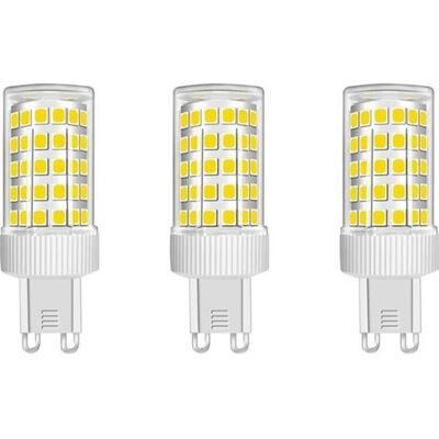OEM Confezione Da 3 Lampadine Led G9 Da 10w, Equivalenti A Una Lampadina Alogena Da 150w, 86 Led, 1000lm, Angolo Del Fascio Luminoso Di 360°, Ultra Luminose, Ac220-240v, Non Dimmerabili, Luce Bianca Fredd OEM Confezione Da 3 Lampadine Led G9 Da 10w, Equivalenti A Una Lampadina Alogena Da 150w, 86 Led, 1000lm, Angolo Del Fascio Luminoso Di 360°, Ultra Luminose, Ac220-240v, Non Dimmerabili, Luce Bianca Fredd