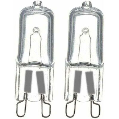 KEEMOTE Lampadina G9, Lampada Alogena G9 Dimmerabile, Luce Bianca Calda 40w 1000 Lumen, (2 Pezzi) KEEMOTE Lampadina G9, Lampada Alogena G9 Dimmerabile, Luce Bianca Calda 40w 1000 Lumen, (2 Pezzi)