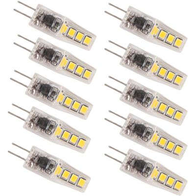 YOTOWN Lotto Di 10 Chip Led G4 – Alogeni Da 20w / Led Da 2w – Perline Smd 2835 – 8 Anelli – Luce Calda YOTOWN Lotto Di 10 Chip Led G4 – Alogeni Da 20w / Led Da 2w – Perline Smd 2835 – 8 Anelli – Luce Calda