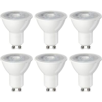 OEM Confezione Da 6 Lampadine Led Faretto E27 Da 4,7 W (equivalenti A 50 W) Di Colore Bianco, Non Dimmerabili. OEM Confezione Da 6 Lampadine Led Faretto E27 Da 4,7 W (equivalenti A 50 W) Di Colore Bianco, Non Dimmerabili.