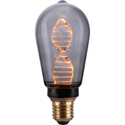 GOLDLUX Lampadina Led St64 Fumo E27 3,5w 60lm Extra Calda Polux GOLDLUX Lampadina Led St64 Fumo E27 3,5w 60lm Extra Calda Polux