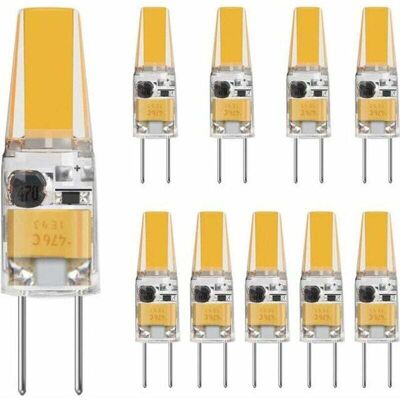 OEM Lampadina Led G4 Da 3w Dc/ac 12v Equivalente A Una Lampadina Alogena Da 30w, Luce Bianca Calda 3000k - Confezione Da 10 OEM Lampadina Led G4 Da 3w Dc/ac 12v Equivalente A Una Lampadina Alogena Da 30w, Luce Bianca Calda 3000k - Confezione Da 10