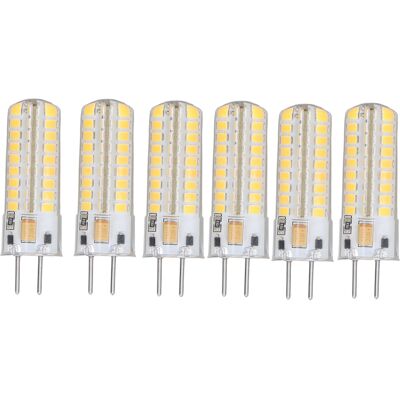 YOTOWN Confezione Da 6 Lampadine Led Gy6.35 Da 7w – Ac/dc 12v – 700lm – 72 Led – 360° – A Forma Di Pannocchia – Per Lampada A Sospensione/soffitto – Modello N. 2 YOTOWN Confezione Da 6 Lampadine Led Gy6.35 Da 7w – Ac/dc 12v – 700lm – 72 Led – 360° – A Forma Di Pannocchia – Per Lampada A Sospensione/soffitto – Modello N. 2