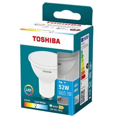 Toshiba Lampada Essential Led Gu10 7w 6500k Toshiba Lampada Essential Led Gu10 7w 6500k