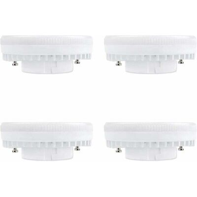 OEM Faretto Led Gx53 Da 9w, Bianco Caldo 3000k, 900lm, Ac 230v, Equivalente A Una Lampadina Cfl Gx53 Da 15-18w, Riflettore Led A 120° Per Pensili Da Cucina/armadi, Non Dimmerabile, Confezione Da 4 [classe OEM Faretto Led Gx53 Da 9w, Bianco Caldo 3000k, 900lm, Ac 230v, Equivalente A Una Lampadina Cfl Gx53 Da 15-18w, Riflettore Led A 120° Per Pensili Da Cucina/armadi, Non Dimmerabile, Confezione Da 4 [classe