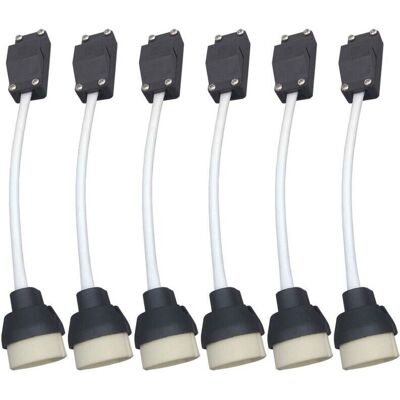 ULISEM Portalampada Gu10 Con Attacco In Ceramica E Morsettiera Integrata – Adattatore Per Lampadine A Led E Alogene ULISEM Portalampada Gu10 Con Attacco In Ceramica E Morsettiera Integrata – Adattatore Per Lampadine A Led E Alogene
