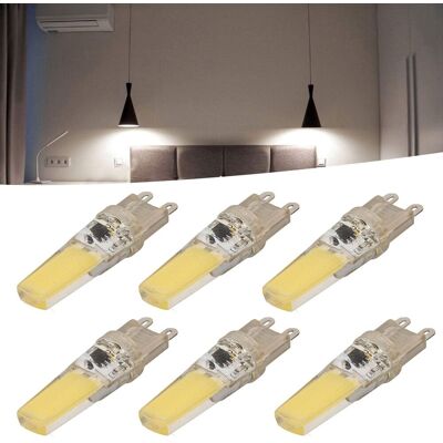 YOTOWN Confezione Da 6 Lampadine Dimmerabili G9 Da 9w – Cob 500lm – Bianco Freddo 6500k – Plafoniera / Giardino / Lampadario – 220v YOTOWN Confezione Da 6 Lampadine Dimmerabili G9 Da 9w – Cob 500lm – Bianco Freddo 6500k – Plafoniera / Giardino / Lampadario – 220v