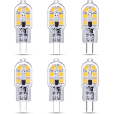 OEM Led G4 2 W 12 V Ca/cc Bianco Freddo 6000 K Per Cappa Da Cucina, 200 Lm, Equivalente A Lampadina Alogena G4 10 W 20 W, Non Dimmerabile, Led Bi-pin G4 12 V Per Lampadario/camper, Set Di 6 OEM Led G4 2 W 12 V Ca/cc Bianco Freddo 6000 K Per Cappa Da Cucina, 200 Lm, Equivalente A Lampadina Alogena G4 10 W 20 W, Non Dimmerabile, Led Bi-pin G4 12 V Per Lampadario/camper, Set Di 6