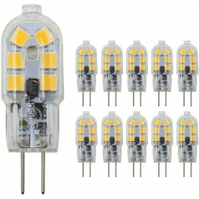 VUSZR Lampadina Led G4 Con Attacco A Doppio Pin, 1,5 W (equivalente A Una Lampadina Alogena Da 20 W), 12 V, Luce Bianca Calda 3000 K VUSZR Lampadina Led G4 Con Attacco A Doppio Pin, 1,5 W (equivalente A Una Lampadina Alogena Da 20 W), 12 V, Luce Bianca Calda 3000 K