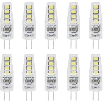 OEM – Confezione Da 10 Lampadine Led G4 Da 2w 180lm – Luce Bianca A 360° – Materiale Pc – Sostituisce Le Lampadine Alogene Da 20w – 220v Lumi-crezuo OEM – Confezione Da 10 Lampadine Led G4 Da 2w 180lm – Luce Bianca A 360° – Materiale Pc – Sostituisce Le Lampadine Alogene Da 20w – 220v Lumi-crezuo