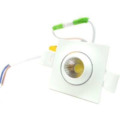 VIVALAMP - Mini Faretto LED Quadrato 3W COB - LED Ceiling Spotlight VIVALAMP - Mini Faretto LED Quadrato 3W COB - LED Ceiling Spotlight