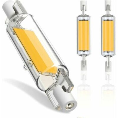 KINZON Lampadina Led R7s Dimmerabile Da 78 Mm, Lampadine Led Cob R7s Da 10 W, Luce Bianca Calda Ad Alta Luminosità 3000k, Lampada Led R7s Da 1000 Lumen, Angolo Del Fascio Luminoso Di 360°, Ac 220-240 V, Conf KINZON Lampadina Led R7s Dimmerabile Da 78 Mm, Lampadine Led Cob R7s Da 10 W, Luce Bianca Calda Ad Alta Luminosità 3000k, Lampada Led R7s Da 1000 Lumen, Angolo Del Fascio Luminoso Di 360°, Ac 220-240 V, Conf