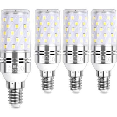 OEM Lampadina Led Da 12w A Forma Di Pannocchia, Equivalente A Una Lampadina A Incandescenza Da 100w, Attacco E14, Luce Bianca Fredda 6000k, 1200 Lm, Confezione Da 4 OEM Lampadina Led Da 12w A Forma Di Pannocchia, Equivalente A Una Lampadina A Incandescenza Da 100w, Attacco E14, Luce Bianca Fredda 6000k, 1200 Lm, Confezione Da 4