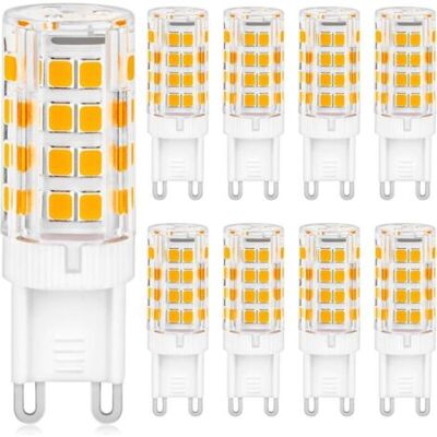 OEM Lampadine Led G9, 5w Bianco Caldo 3000k 500lm (equivalenti A 50w Alogene), Ac 85-265v Dimmerabili Senza Sfarfallio, A Risparmio Energetico Per Camera Da Letto, Soggiorno, Cucina, Giardino, Confezione OEM Lampadine Led G9, 5w Bianco Caldo 3000k 500lm (equivalenti A 50w Alogene), Ac 85-265v Dimmerabili Senza Sfarfallio, A Risparmio Energetico Per Camera Da Letto, Soggiorno, Cucina, Giardino, Confezione