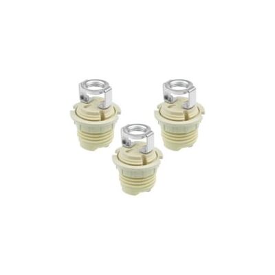 OEM Set Di 6 Portalampade G9 Con Attacco Filettato In Ceramica Per Lampade Alogene, Led E Cfl. OEM Set Di 6 Portalampade G9 Con Attacco Filettato In Ceramica Per Lampade Alogene, Led E Cfl.