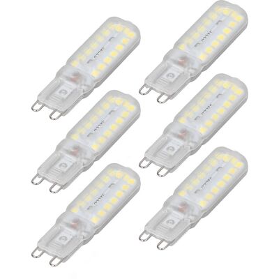 YOTOWN Confezione Da 6 Lampadine G9 Da 7w Per Esterni – Luce Bianca Naturale 220-240v – Lampada Da Scrivania/parete – A Risparmio Energetico YOTOWN Confezione Da 6 Lampadine G9 Da 7w Per Esterni – Luce Bianca Naturale 220-240v – Lampada Da Scrivania/parete – A Risparmio Energetico