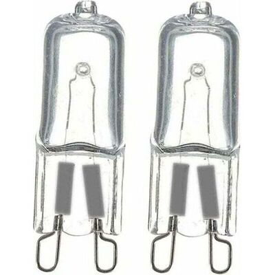 OEM Lampadina G9, Lampada Alogena G9 Dimmerabile, Luce Bianca Calda, 40 W, 1000 Lumen, (2 Pezzi) OEM Lampadina G9, Lampada Alogena G9 Dimmerabile, Luce Bianca Calda, 40 W, 1000 Lumen, (2 Pezzi)