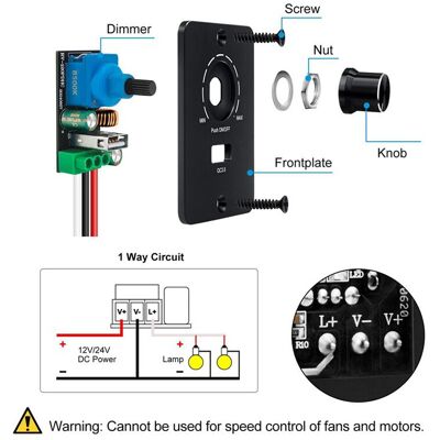 OEM Due Dimmer Led Pwm Da 12-24 V, Dimmer A Tre Fili Da 5 A, Adatti Per Lampadine A Led, Con Ricarica Rapida Usb Qc 3.0, Ideali Per Camper, Barche E Camion. OEM Due Dimmer Led Pwm Da 12-24 V, Dimmer A Tre Fili Da 5 A, Adatti Per Lampadine A Led, Con Ricarica Rapida Usb Qc 3.0, Ideali Per Camper, Barche E Camion.