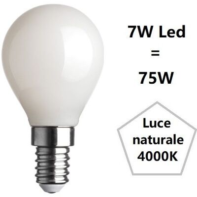 BOT LIGHTING Lampadina Sfera Piccola Led 7w Luce Naturale 4000k 1055 Lumen E14 Bot BOT LIGHTING Lampadina Sfera Piccola Led 7w Luce Naturale 4000k 1055 Lumen E14 Bot