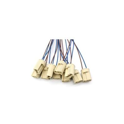 OEM 10 Pezzi Portalampada G9, Base In Ceramica G9 Con Filo In Teflon Da 150 Mm Per Lampadine Alogene Led G9 Per Uso Domestico - Crezuo OEM 10 Pezzi Portalampada G9, Base In Ceramica G9 Con Filo In Teflon Da 150 Mm Per Lampadine Alogene Led G9 Per Uso Domestico - Crezuo